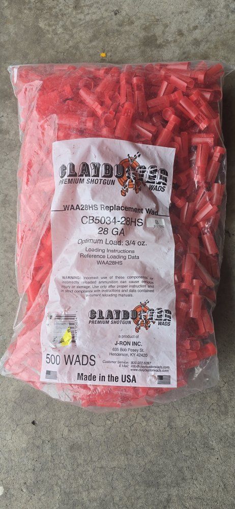 28 Guage Clay Buster Wads