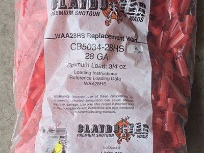 28 Guage Clay Buster Wads