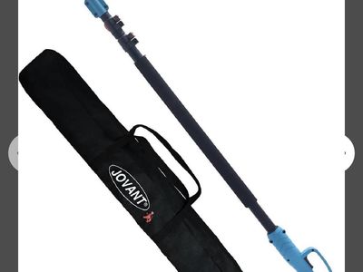 Jovant Cordless Telescopic Extension Pole for PTJ-COMB-001-C1 - Blue/Black, with Carry Bag