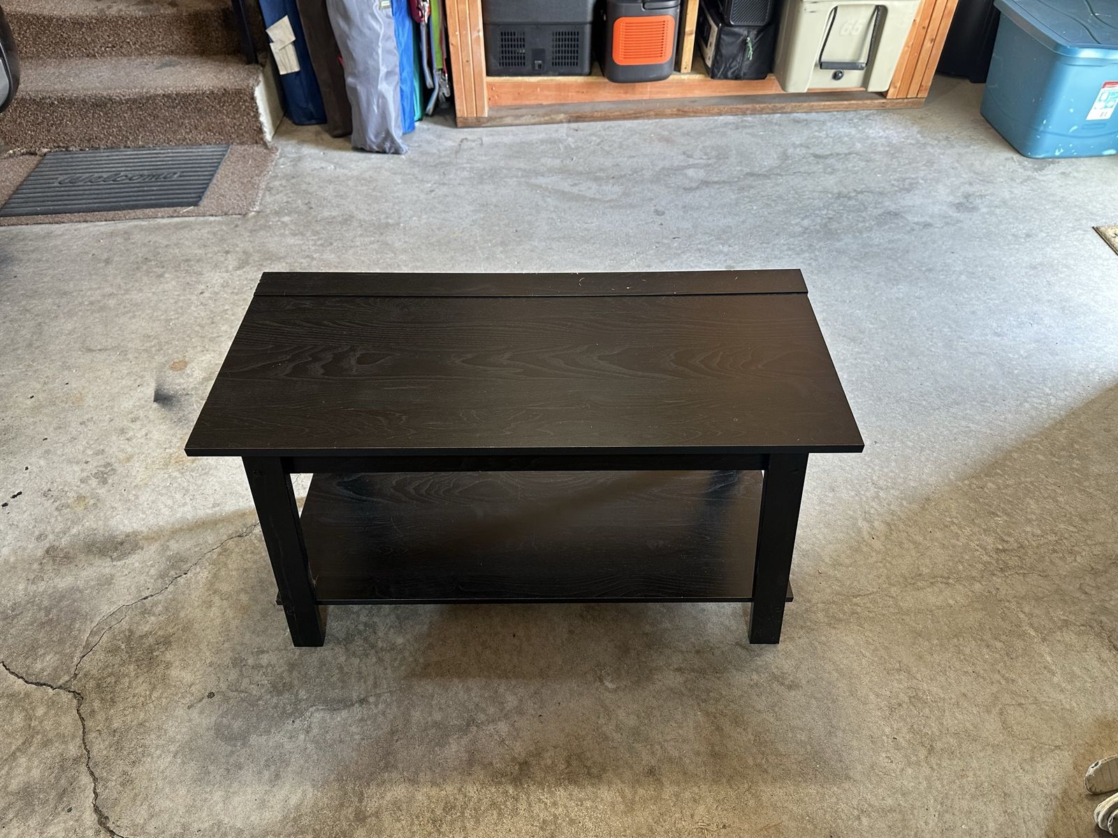 Black Wooden Table