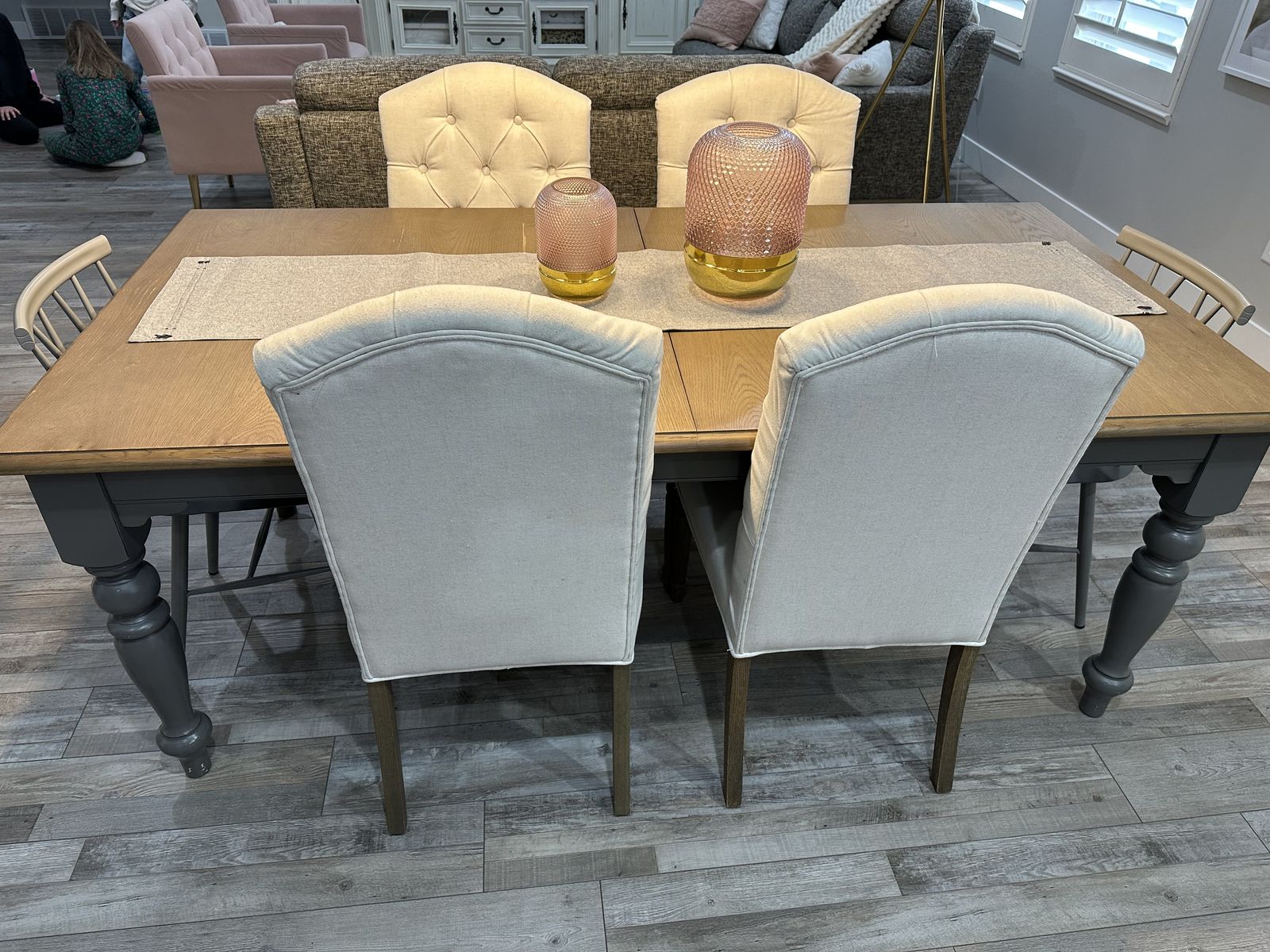 Farmhouse dining room table