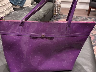 Kate Spade Purple Patent Purse!