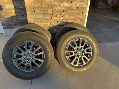 Set Of 4 Toyota 18 Wheels With 245/70R18 Yokohama