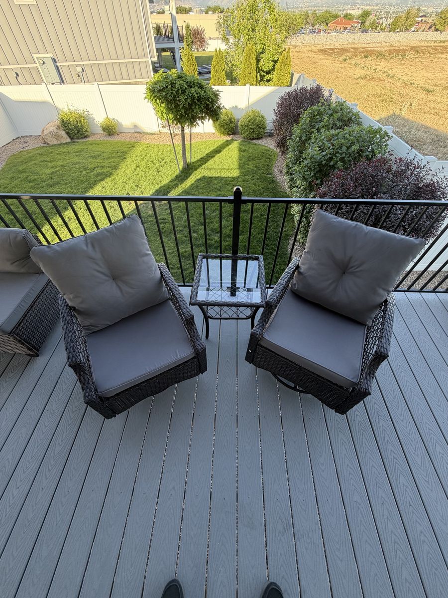 Outdoor patio set