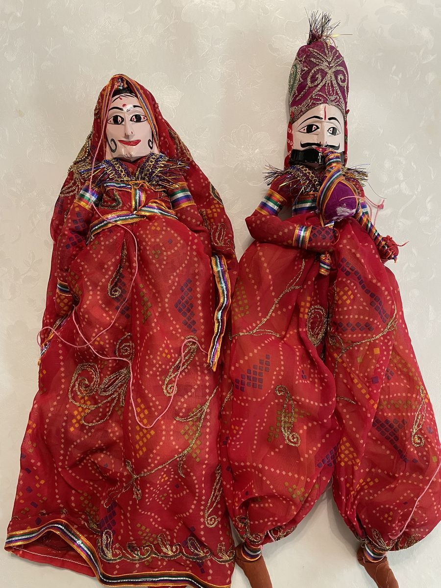 Marionettes - Royal pair from India