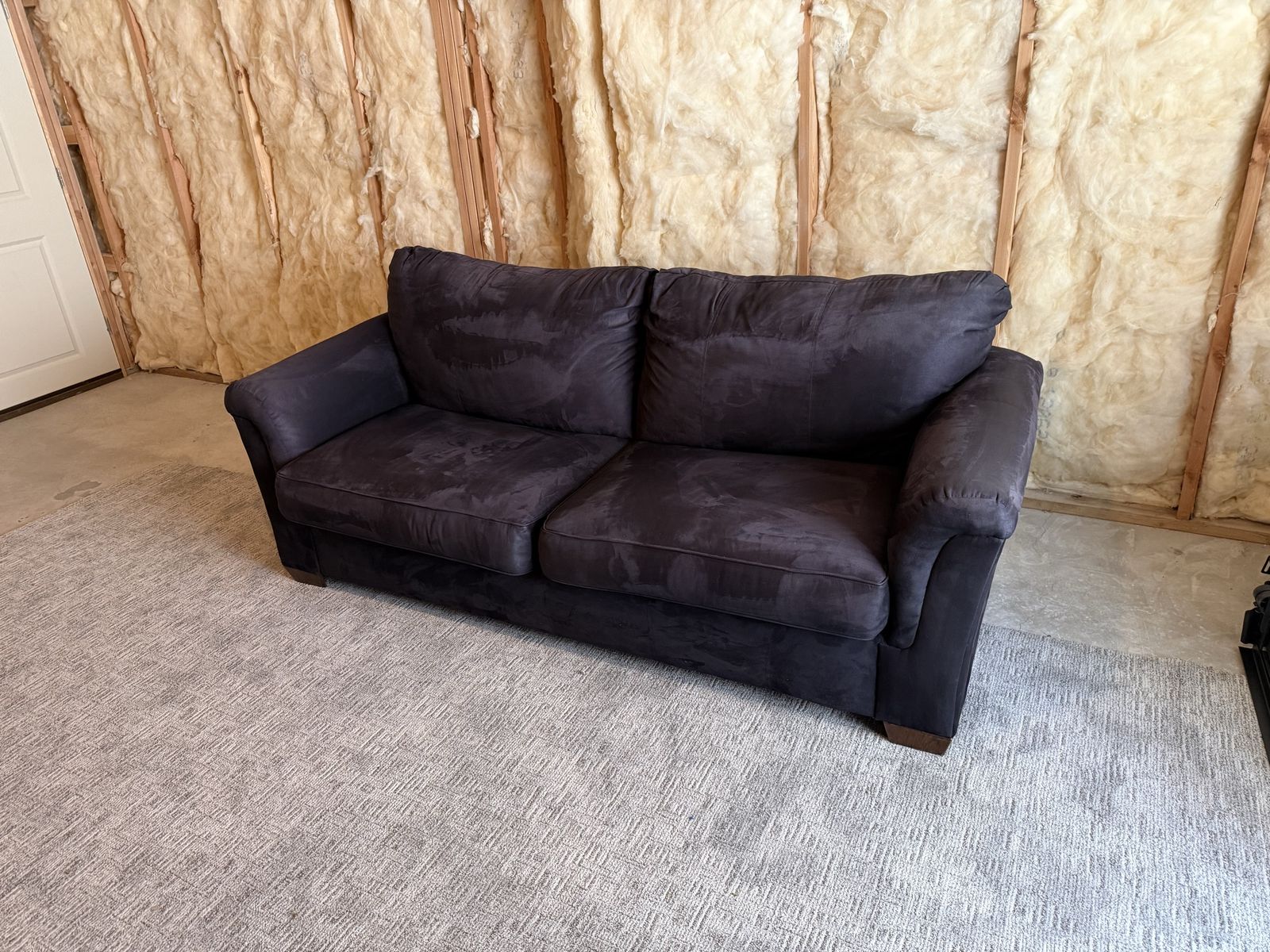Navy Blue Sleeper Sofa / Pull-Out Couch
