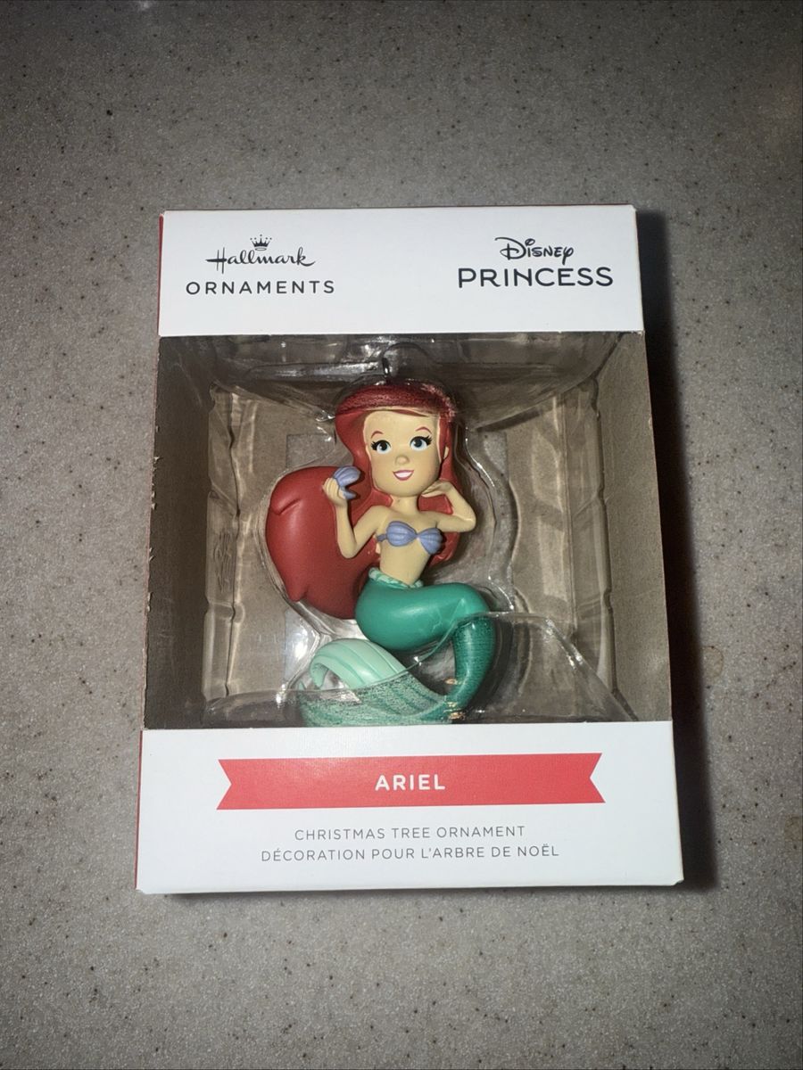 Hallmark Disney Princess Ariel Christmas Tree Ornament The Little Mermaid New in Box