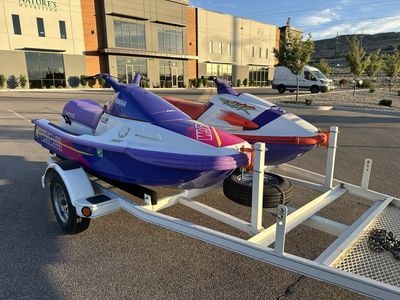 Waverunners and trailer in mint condition