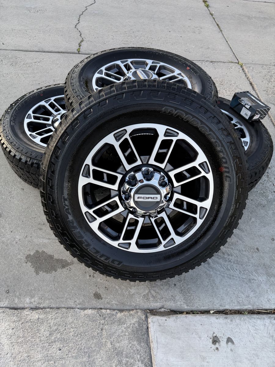 Brand new 2026 ford f250 platinum plus wheels and tires