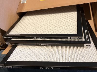 House AC filters (3) 20”x20”x1”