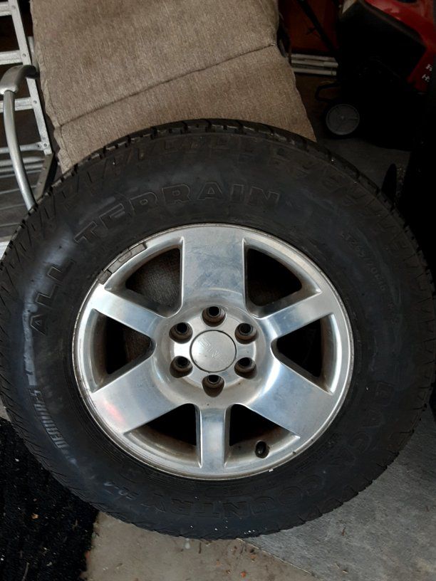 3 GMC 6 lug truck wheels