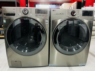 Lg Steam Gas Front Load Set/Stackable