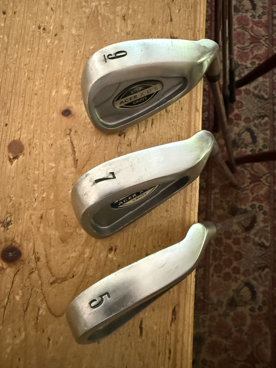 Acer XD-S Cavity Back Golf Irons - Set of 5, 7, 9 - Step Design