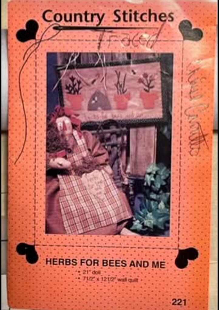 Herbs For Bees And Me Embroidery