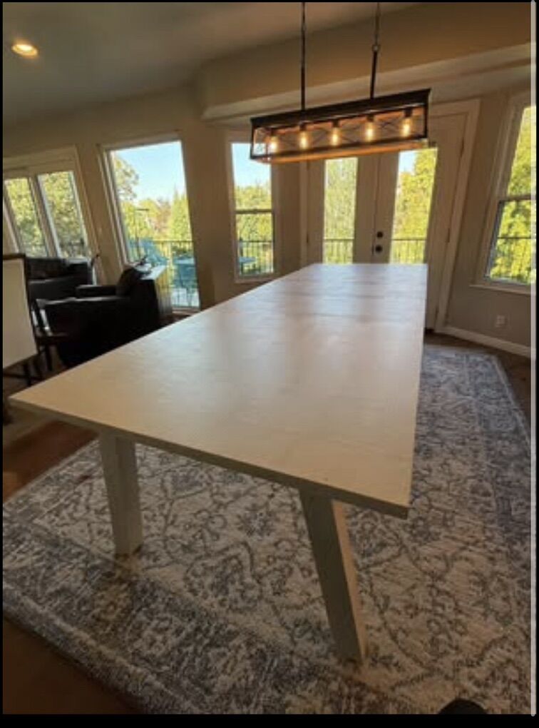 Miller Dining Table, Rustic Oak