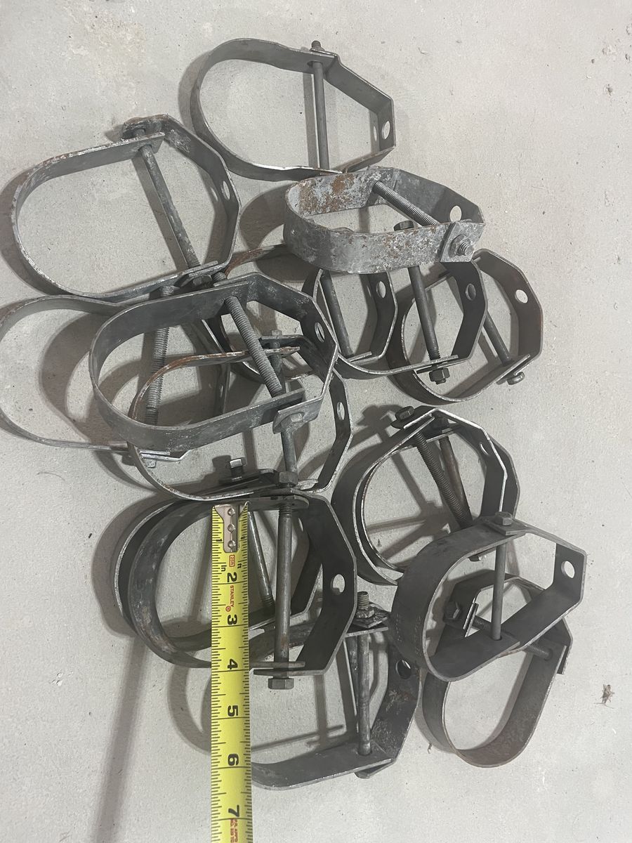 3 1/2” clevis hangers (18)