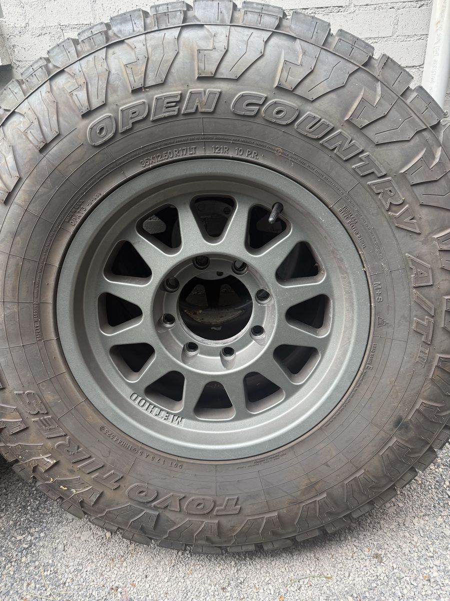 Toyo AT3 35in on Method Bead grip