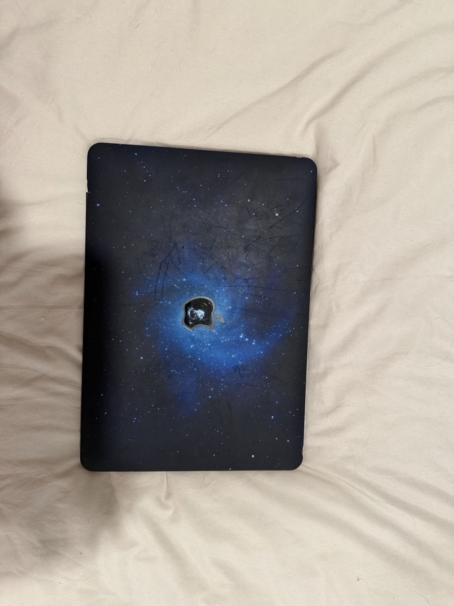Apple MacBook Retina 12-inch Space Gray Laptop - Unique Galaxy Skin & Keyboard Cover