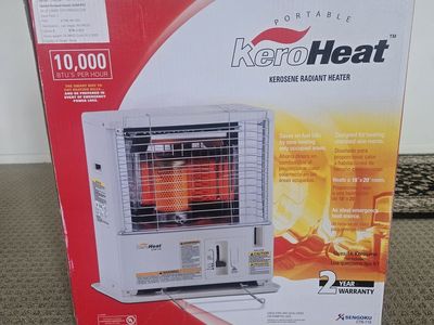 KeroHeat Portable 10,000 BTU Kerosene Radiant Heater - New in Box