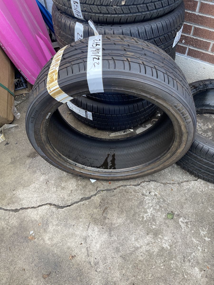265/40/22 NEW ZENNA ARGUS TIRE 