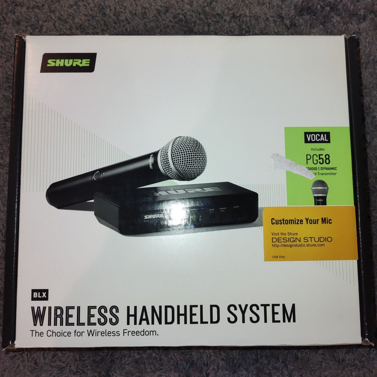 Shure BLX Wireless Handheld System *NEW IN BOX*