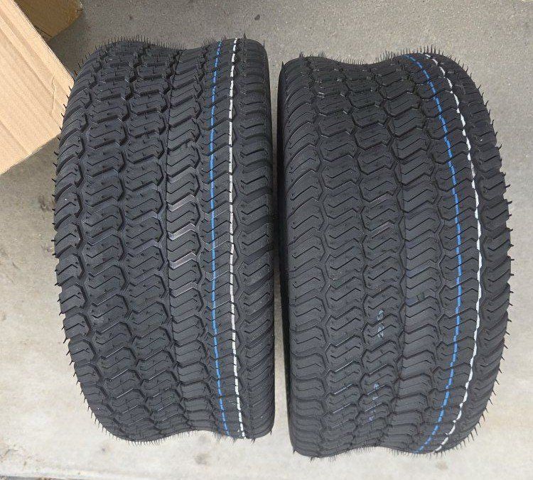 New 20x8.00-8 4-Ply Tubeless Riding Lawn Mower / Garden Tractor Tires (Pair), go kart, atv, 20x8x8, 20x8/8