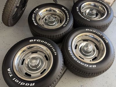 Chevy Corvette 15x8 Rally Wheels with BF Goodrich tires