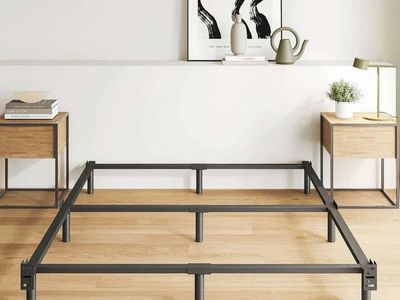 Metal full size bed frame