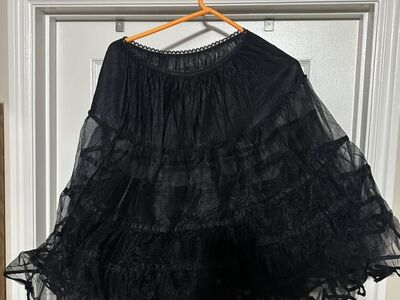 Black Crinoline Petticoat