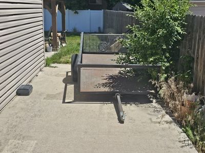 Utility Trailer - Single Axle Open Trailer with Ramped Gate