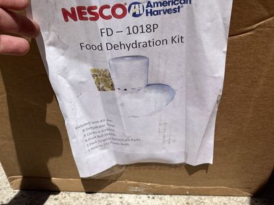 NESCO American Harvest FD-1018P Food Dehydration Kit with 8 Trays & Accessories