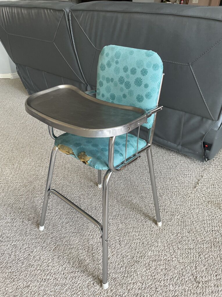 Vintage Cosco Peterson Metal High Chair