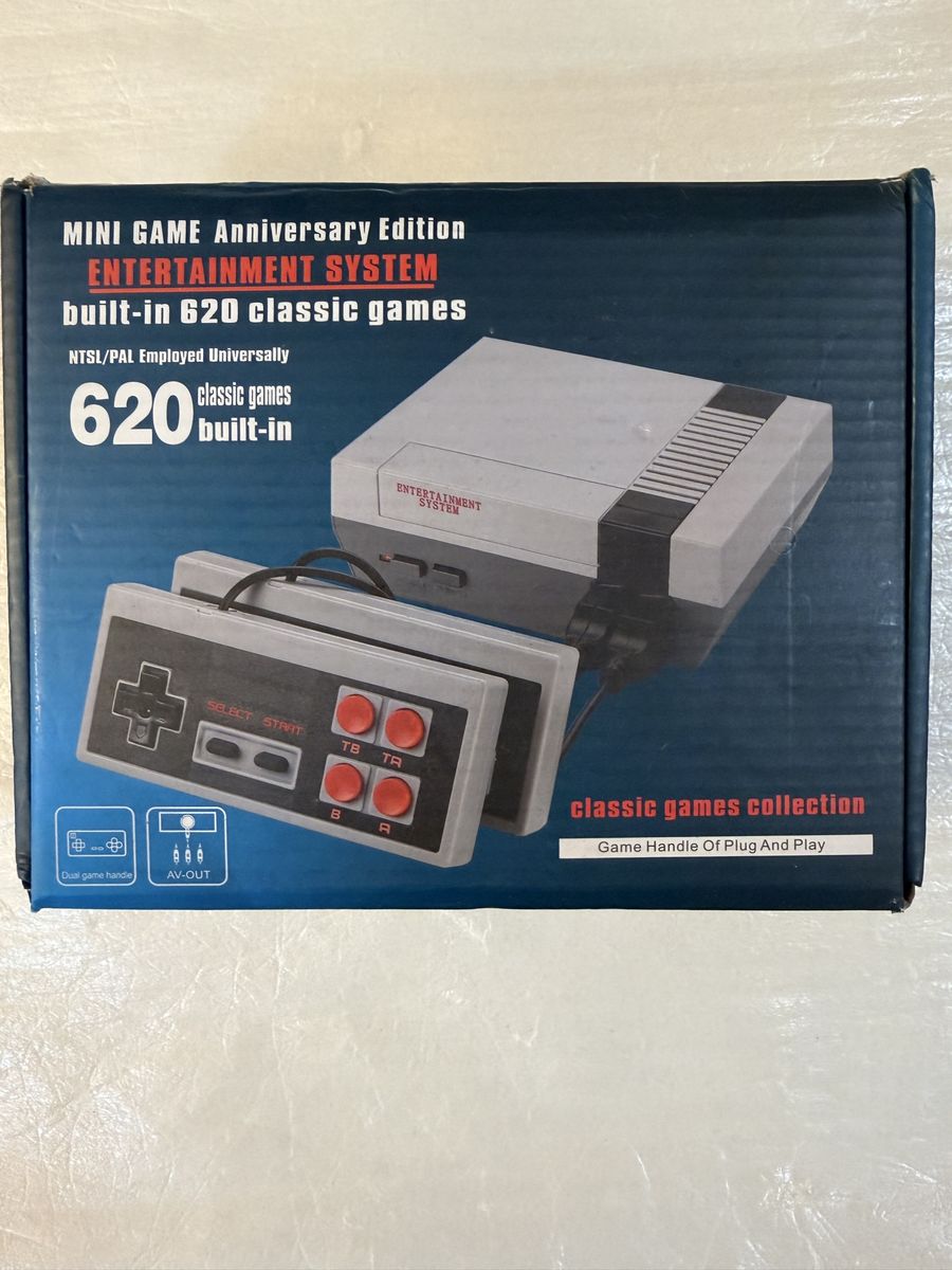 Mini Game Anniversary Edition Entertainment System Built-in 620 Classic Games NES Console