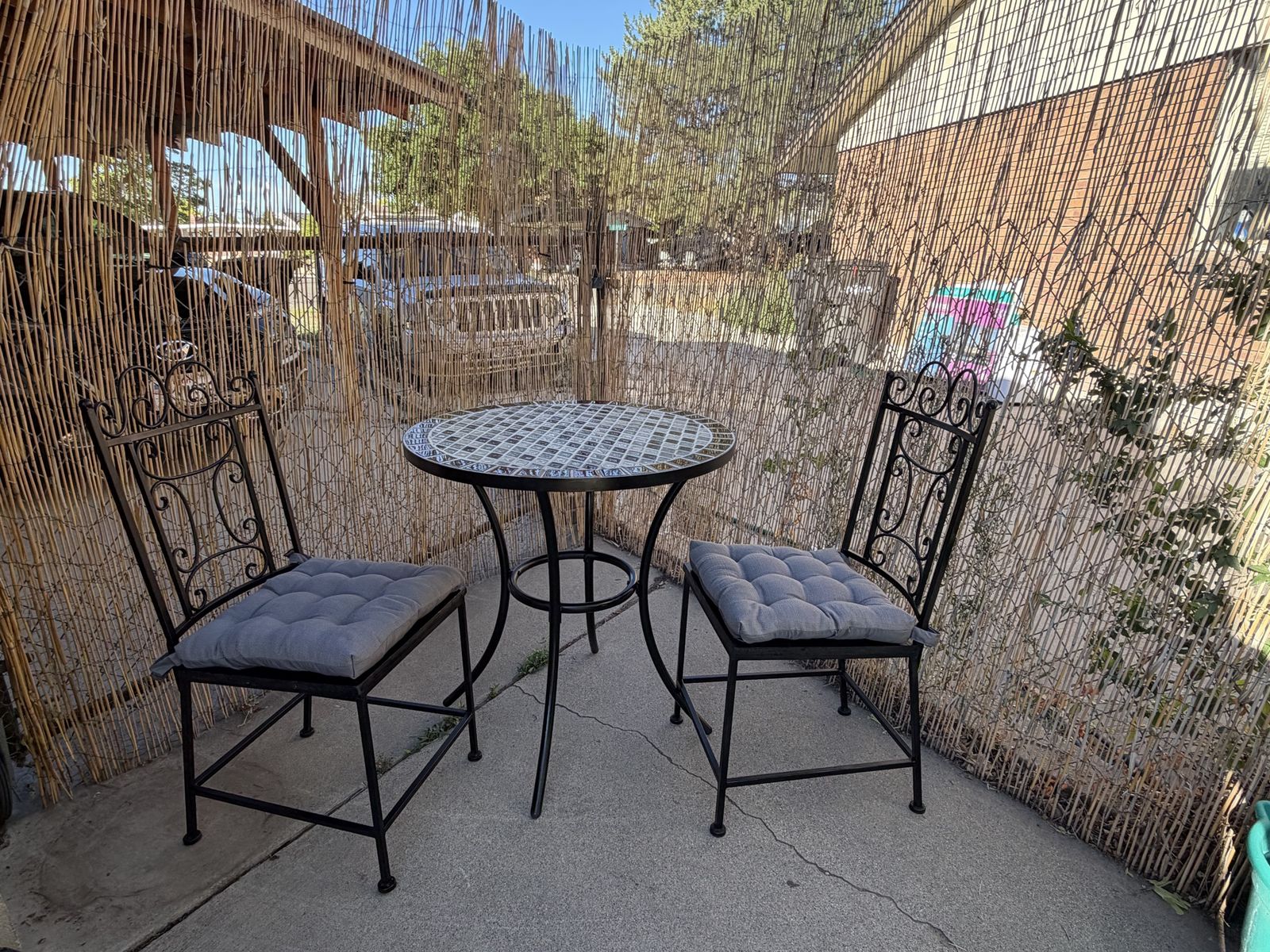 Small Bistro Patio Table & Chairs 