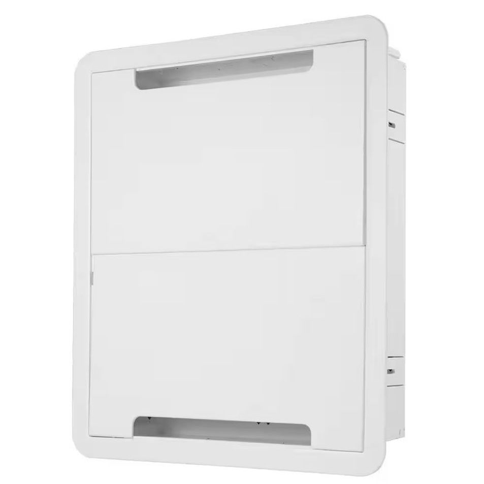 Legrand On-Q 17-inch Dual-Purpose Wi-Fi Ready In-Wall Enclosure, White
