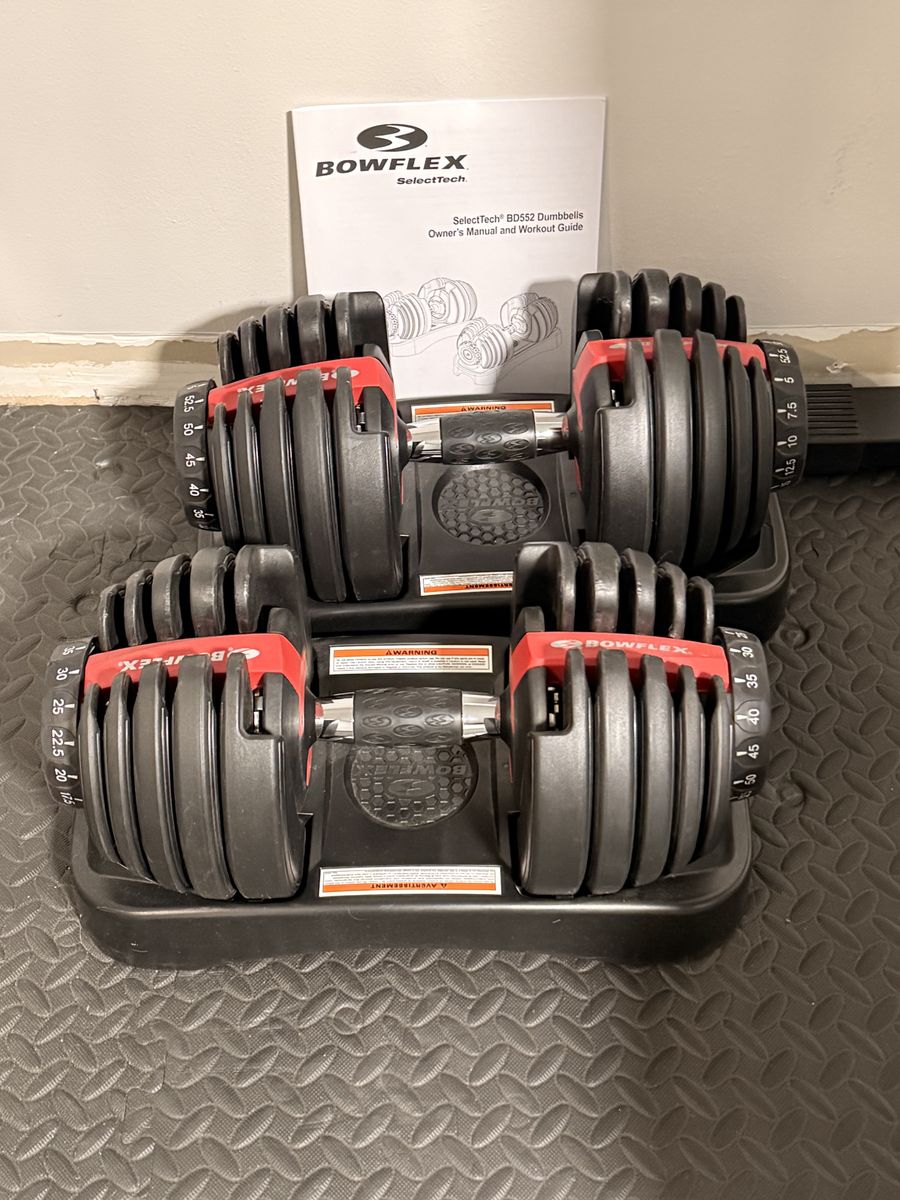 Bowflex Dumbells & Bench