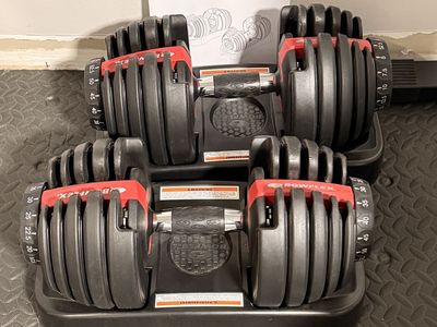 Bowflex Dumbells & Bench