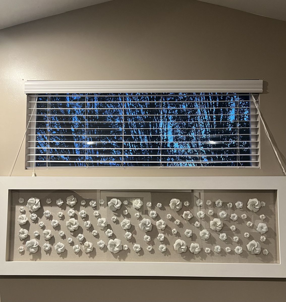 Layered Acrylic and Ceramic Wall Art