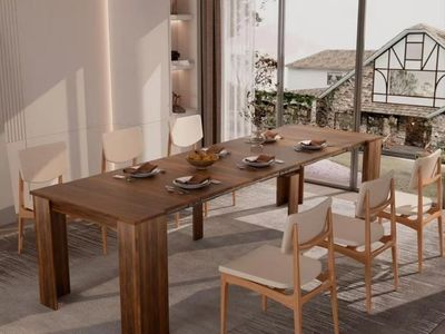 MODERN EXTENDABLE DINING TABLE – BRAND NEW IN BOX