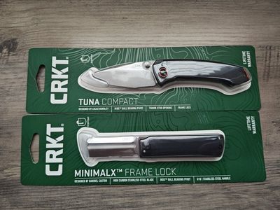 CRKT Pocket Knives - MinimalX and Tuna Compact