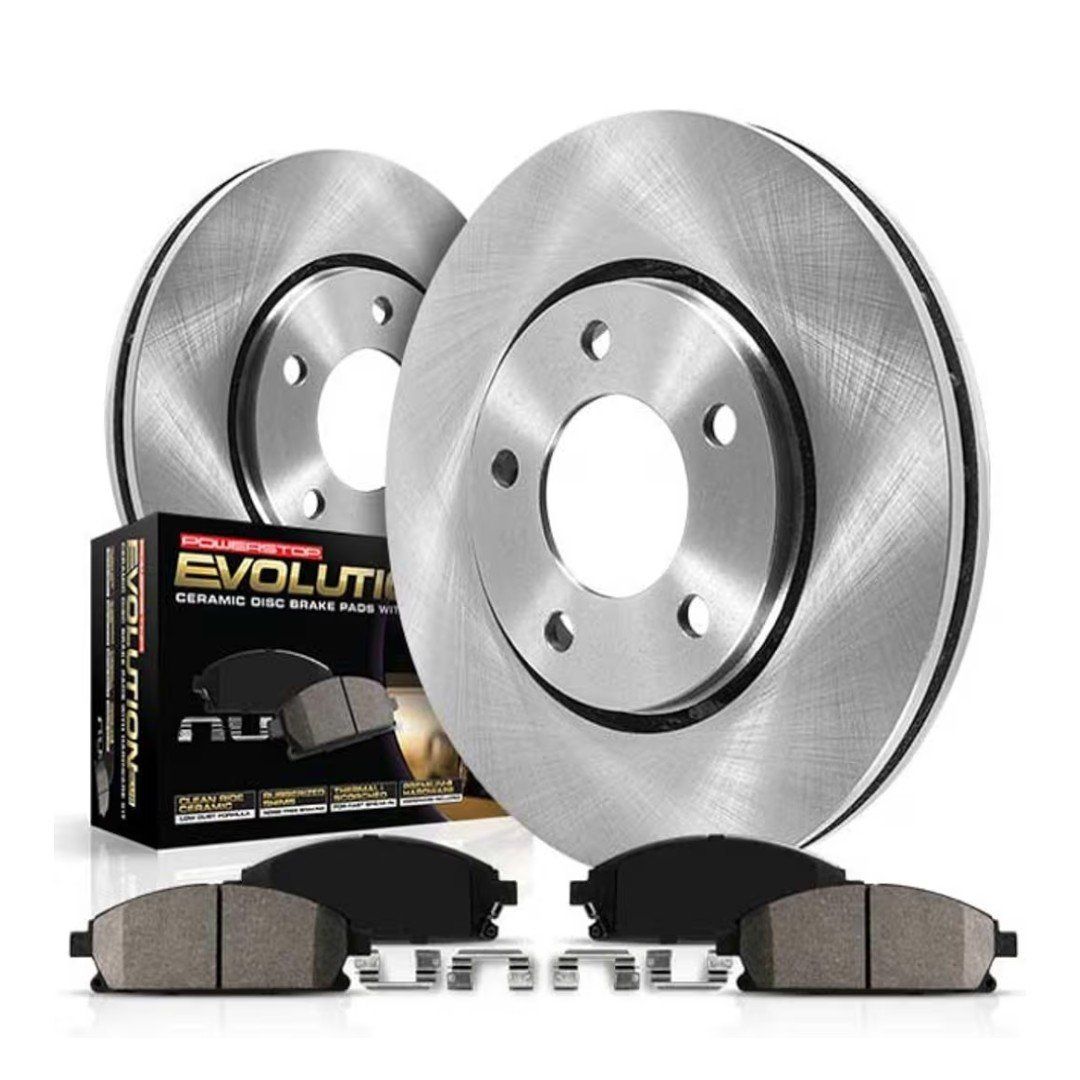 POWERSTOP Front Brakes & Rotors Ford Escape 08-12