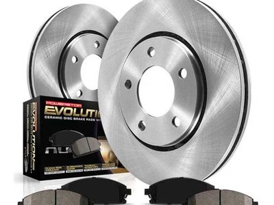 POWERSTOP Front Brakes & Rotors Ford Escape 08-12