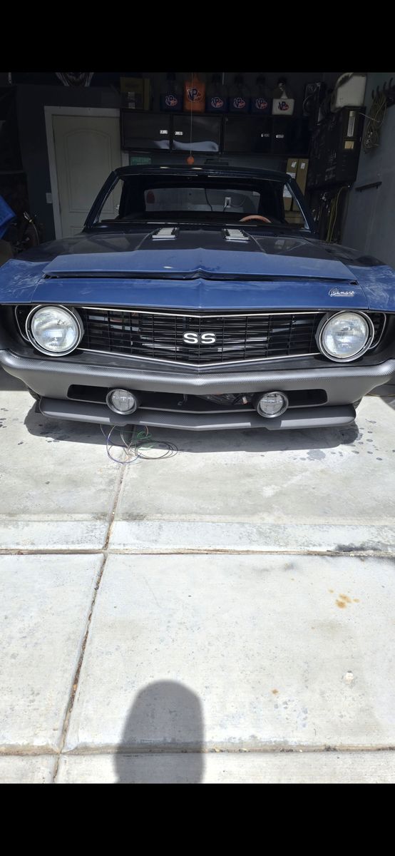 Camaro carbon fiber front chin spoiler