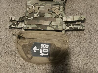 Airsoft Mask and Vest/plate Carrier