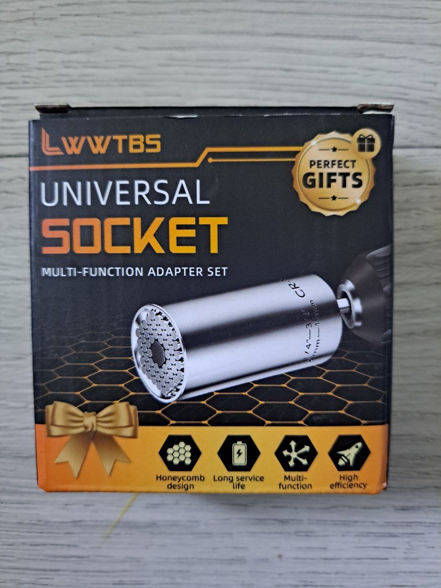 LWWTBS Universal Socket Multi-Function Adapter Tool Set (1/4"-3/4" / 7mm-19mm)