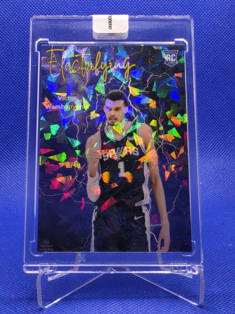 2023 Victor Wembanyama "Electrifying" Style Custom Art Card