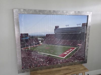 Framed University of Utah Rice-Eccles Stadium Panoramic Photo Print