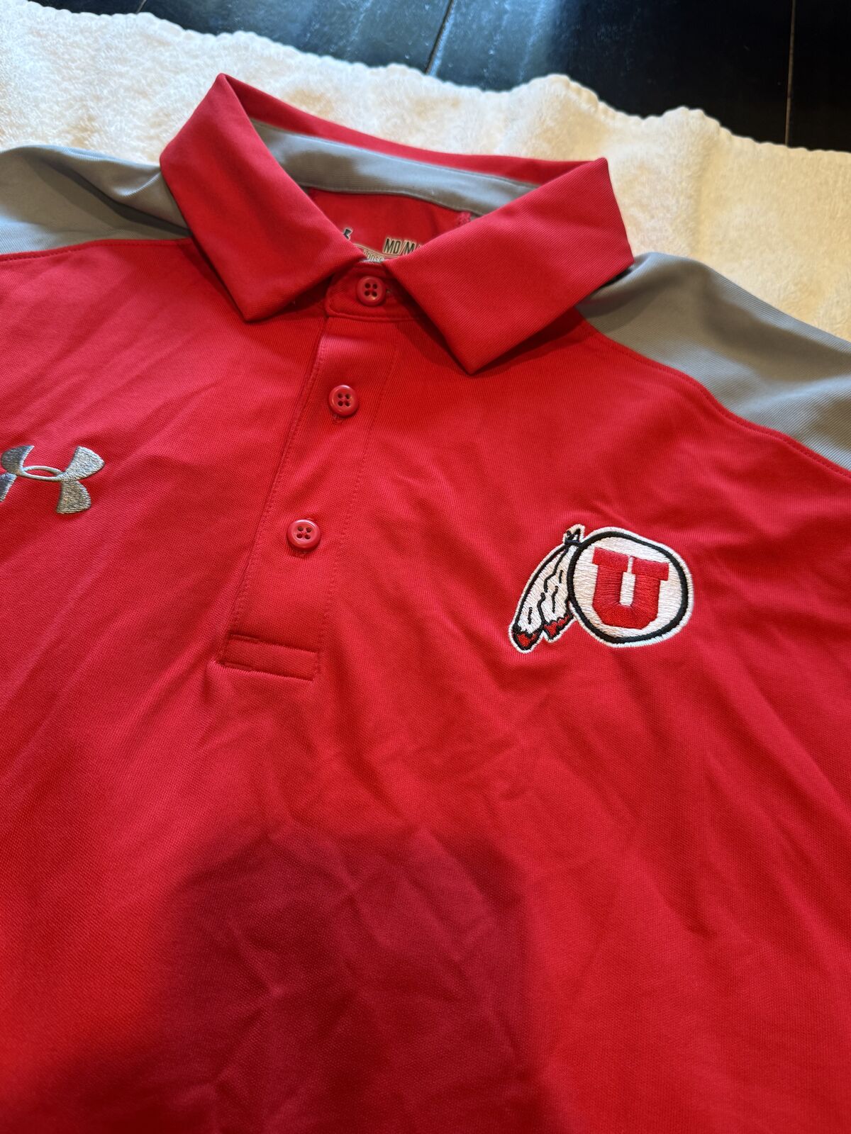 Utah Utes Polo Shirt Medium / Loose