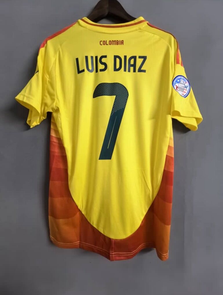 Luis Díaz #7 | L | Colombia 2024 Home Jersey