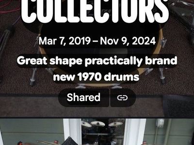 Vintage Pearl Maple Shell Drum Kit Made in Japan Natural Finish
